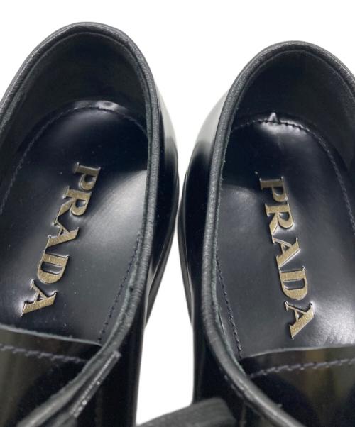PRADA（プラダ）PRADA (プラダ) プレーントゥドレスシューズ ブラック サイズ:SIZE6 1/2の古着・服飾アイテム