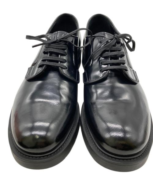 PRADA（プラダ）PRADA (プラダ) プレーントゥドレスシューズ ブラック サイズ:SIZE6 1/2の古着・服飾アイテム