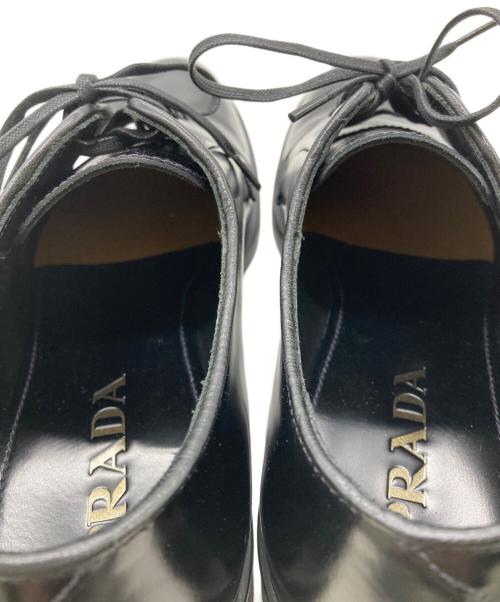 PRADA（プラダ）PRADA (プラダ) プレーントゥドレスシューズ ブラック サイズ:SIZE6 1/2の古着・服飾アイテム