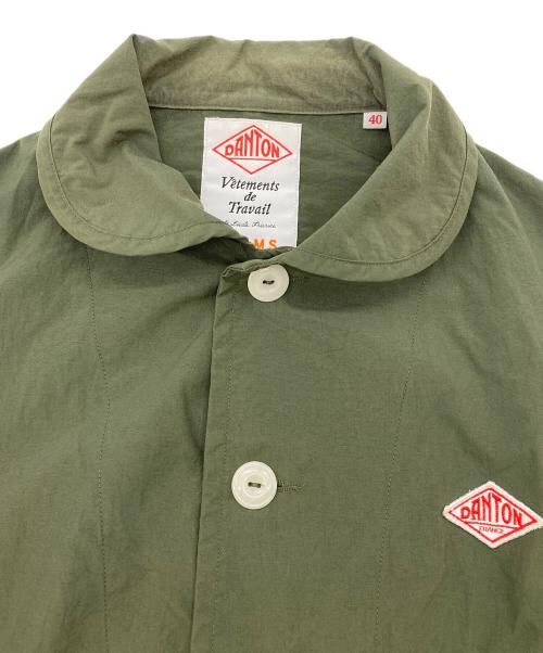 DANTON（ダントン）DANTON (ダントン) 丸襟ブルゾン グリーン サイズ:40の古着・服飾アイテム