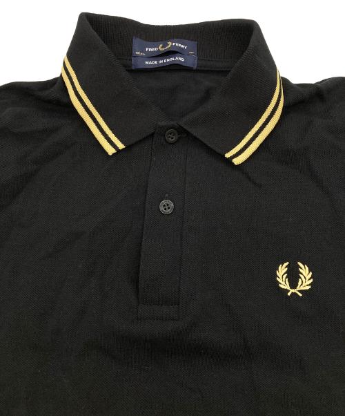 FRED PERRY（フレッドペリー）FRED PERRY (フレッドペリー) SINGLE TIPPED FRED PERRY SHIRT ブラック サイズ:Lの古着・服飾アイテム