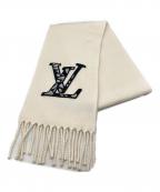 LOUIS VUITTONルイ ヴィトン）の古着「マフラー・LV アイス」｜ホワイト