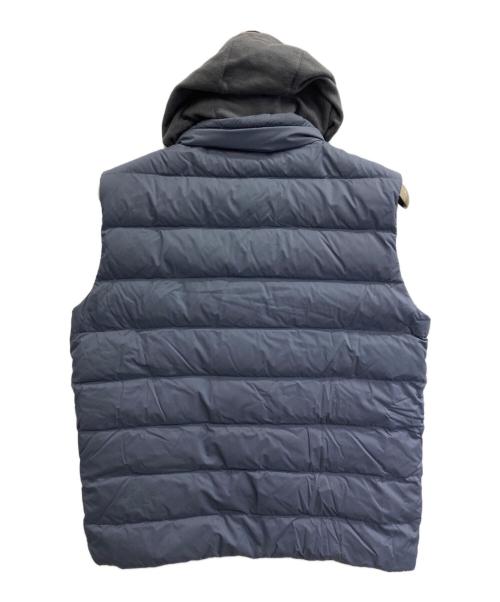 HERNO（ヘルノ）HERNO (ヘルノ) RESORT　フードダウンベスト ネイビー サイズ:50の古着・服飾アイテム