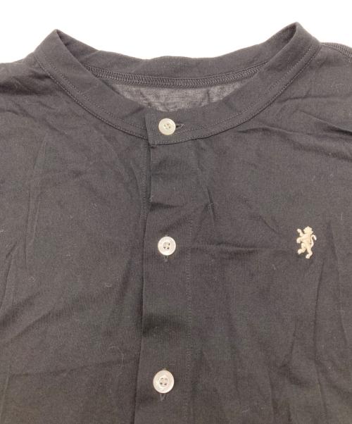 Gymphlex（ジムフレックス）Gymphlex (ジムフレックス) シアークルーネックカーディガン ブラック サイズ:12の古着・服飾アイテム