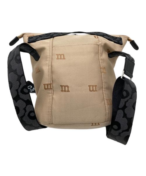 marimekko（マリメッコ）marimekko (マリメッコ) CARRY ALL M LOGO SHOULDER BAG ベージュの古着・服飾アイテム
