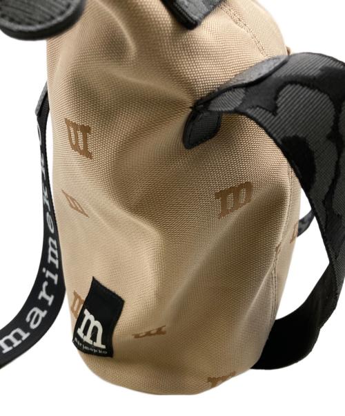 marimekko（マリメッコ）marimekko (マリメッコ) CARRY ALL M LOGO SHOULDER BAG ベージュの古着・服飾アイテム