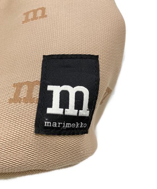 marimekko（マリメッコ）marimekko (マリメッコ) CARRY ALL M LOGO SHOULDER BAG ベージュの古着・服飾アイテム