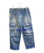 MARITHE+FRANCOIS GIRBAUDマリテフランソワジルボー）の古着「シャトルパンツ」｜インディゴ