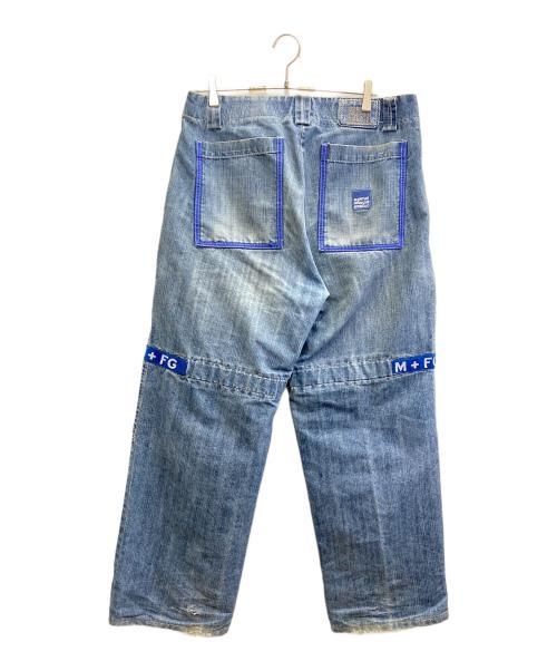 MARITHE+FRANCOIS GIRBAUD（マリテフランソワジルボー）MARITHE+FRANCOIS GIRBAUD (マリテフランソワジルボー) シャトルパンツ インディゴ サイズ:36の古着・服飾アイテム