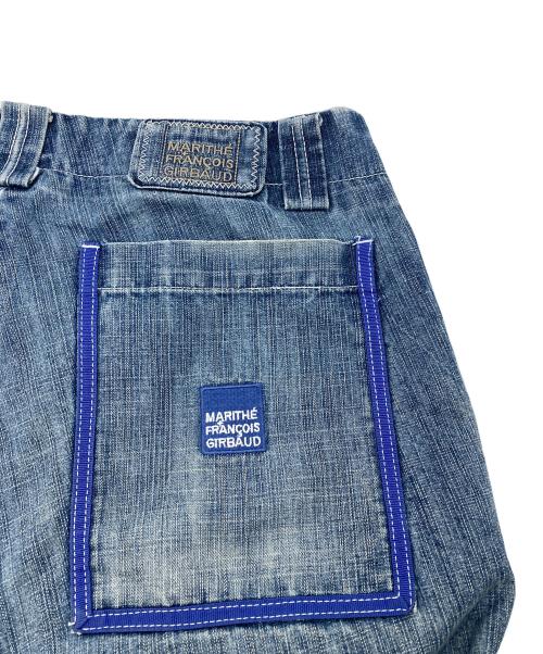 MARITHE+FRANCOIS GIRBAUD（マリテフランソワジルボー）MARITHE+FRANCOIS GIRBAUD (マリテフランソワジルボー) シャトルパンツ インディゴ サイズ:36の古着・服飾アイテム