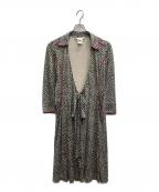 DIANE VON FURSTENBERGダイアンフォンファステンバーグ）の古着「シルクワンピース」｜グリーン
