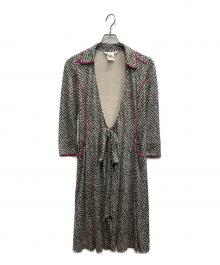 DIANE VON FURSTENBERG（ダイアンフォンファステンバーグ）の古着「シルクワンピース」｜グリーン