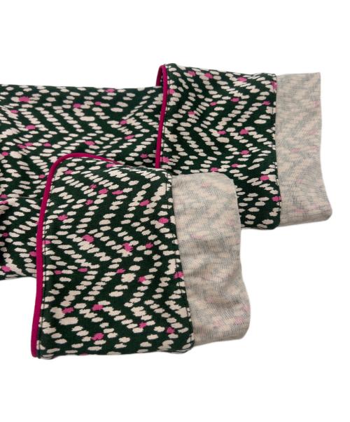 DIANE VON FURSTENBERG（ダイアンフォンファステンバーグ）DIANE VON FURSTENBERG (ダイアンフォンファステンバーグ) シルクワンピース グリーン サイズ:4の古着・服飾アイテム