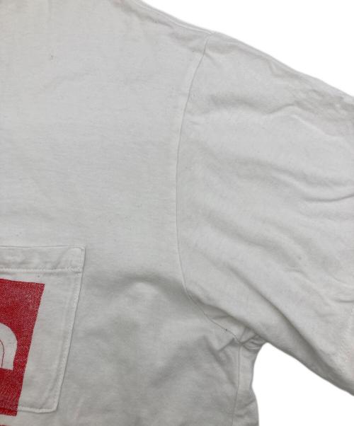 SUPREME（シュプリーム）SUPREME (シュプリーム) THE NORTH FACE (ザ ノース フェイス) Printed Pocket Tee ホワイト サイズ:Lの古着・服飾アイテム