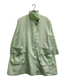 YACCO MARICARD（ヤッコマリカルド）の古着「ライナー付ステンカラーコート」｜グリーン