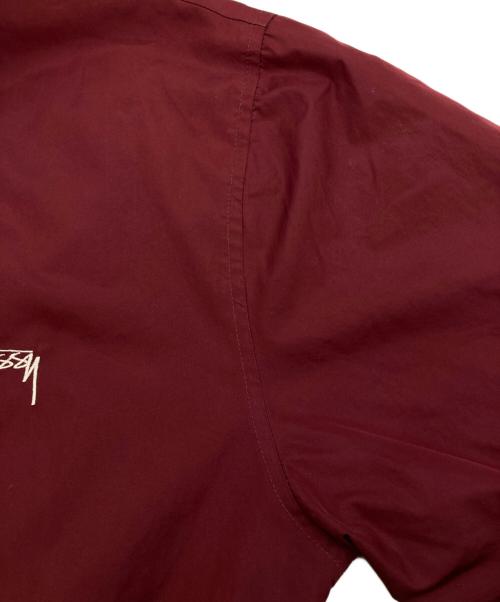 stussy（ステューシー）stussy (ステューシー) コーチジャケット レッド サイズ:Mの古着・服飾アイテム