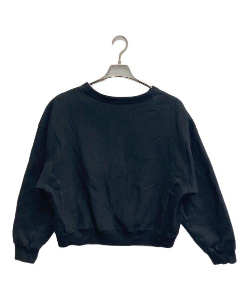 Champion REVERSE WEAVE（チャンピオン リバース ウィーブ）Champion REVERSE WEAVE (チャンピオン リバース ウィーブ) 2ndパテントモデル クルーネックスウェットシャツ ブラック サイズ:Lの古着・服飾アイテム