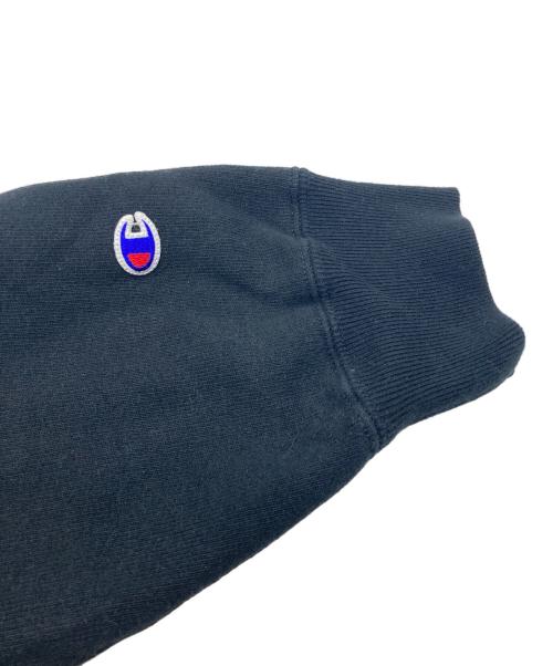 Champion REVERSE WEAVE（チャンピオン リバース ウィーブ）Champion REVERSE WEAVE (チャンピオン リバース ウィーブ) 2ndパテントモデル クルーネックスウェットシャツ ブラック サイズ:Lの古着・服飾アイテム