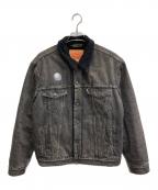 LEVI'Sリーバイス）の古着「カスタムワッペン/シェルパトラッカージャケット」｜ブラック