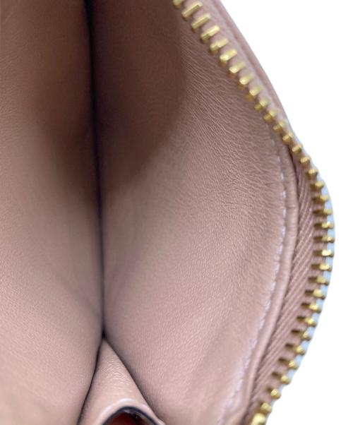 VALENTINO（ヴァレンティノ）VALENTINO (ヴァレンティノ) ワンスタッズレザーコインケース ベージュの古着・服飾アイテム