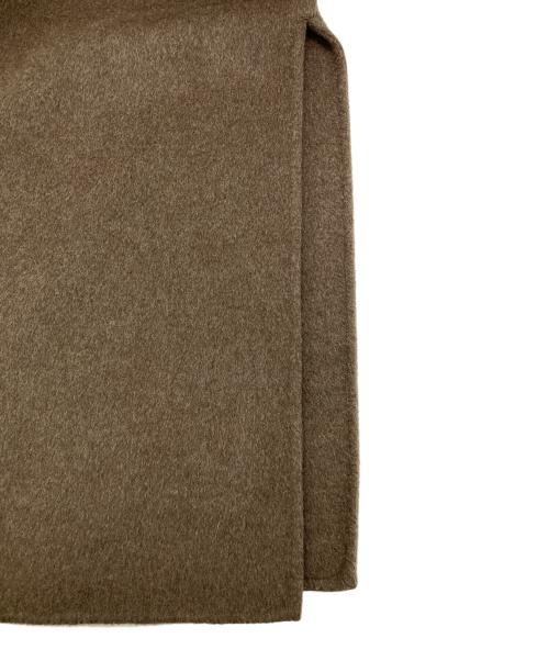 MUSE de Deuxieme Classe（ミューズ ドゥーズィエム クラス）MUSE de Deuxieme Classe (ミューズ ドゥーズィエム クラス) victorian リバーロングノーカラーコート ブラウン サイズ:38の古着・服飾アイテム