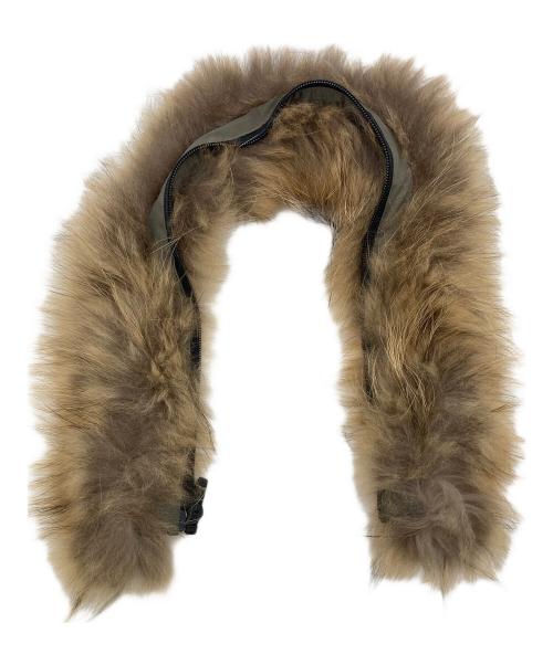 BEAUTY&YOUTH（ビューティーアンドユース）BEAUTY&YOUTH (ビューティーアンドユース) BY ”小松マテーレ” ファー ダウンジャケット カーキ サイズ:Lの古着・服飾アイテム