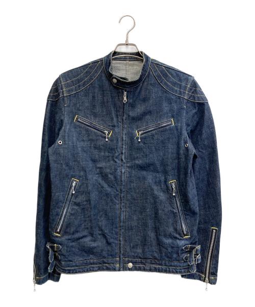 ROLL（ロール）ROLL (ロール) RODARTE (ロダルテ) デニムジャケット ネイビー サイズ:Lの古着・服飾アイテム