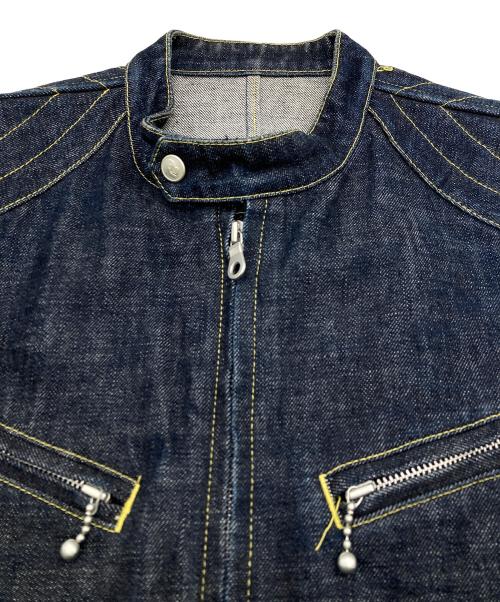 ROLL（ロール）ROLL (ロール) RODARTE (ロダルテ) デニムジャケット ネイビー サイズ:Lの古着・服飾アイテム