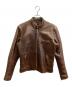 Freeclom（フリークロム）の古着「カウレザージャケット」｜ブラウン