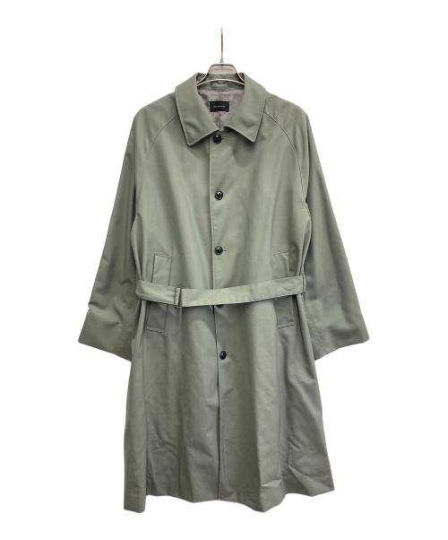 green label relaxing（グリーンレーベルリラクシング）green label relaxing (グリーンレーベルリラクシング) TWギャバモーターサイクルコート グレー サイズ:Lの古着・服飾アイテム