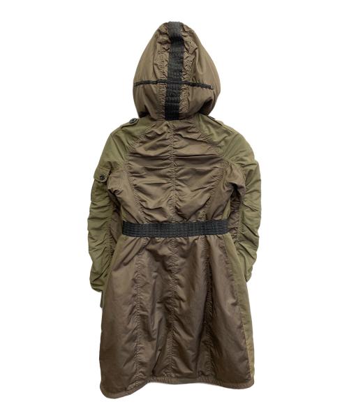DIESEL（ディーゼル）DIESEL (ディーゼル) フーデッドコート グリーン サイズ:ｘｓの古着・服飾アイテム