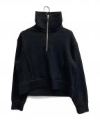 TODAYFULトゥデイフル）の古着「ハーフジップウールプルオーバー Halfzip Wool Pullover」｜ブラック