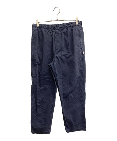 stussy（ステューシー）stussy (ステューシー) BRUSHED BEACH PANT ネイビー サイズ:Mの古着・服飾アイテム