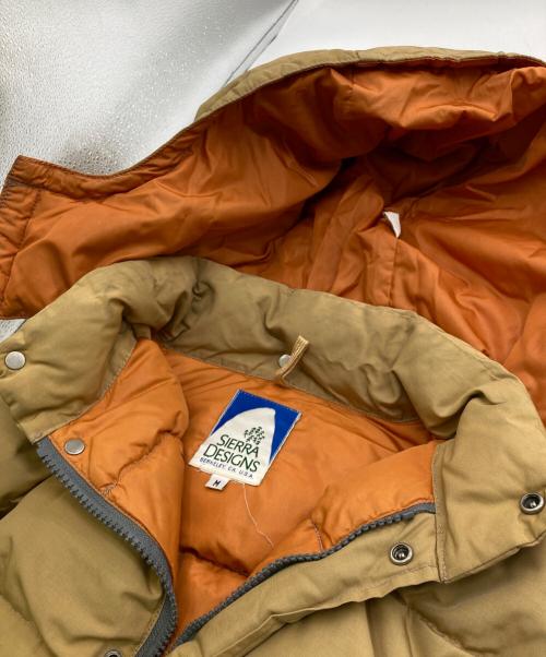 SIERRA DESIGNS（シエラデザインズ）SIERRA DESIGNS (シエラデザインズ) 80'Sダウンジャケット/1980年代後期 8本木タグ ベージュ サイズ:Mの古着・服飾アイテム
