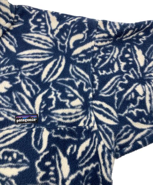 Patagonia（パタゴニア）Patagonia (パタゴニア) 90’S総柄スナップT ネイビー×ホワイト サイズ:Mの古着・服飾アイテム