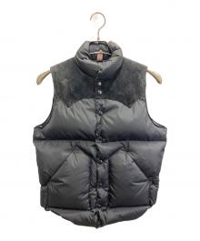 RockyMountainFeatherBed×BEAMS（ロッキーマウンテンフェザーベッド×ビームス）の古着「ヨークベスト」｜ブラック