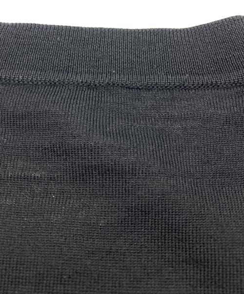 PRADA（プラダ）PRADA (プラダ) スーパーファインウール クルーネックセーター ブラック サイズ:46の古着・服飾アイテム