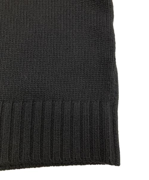 PRADA（プラダ）PRADA (プラダ) ウールxカシミヤ クルーネック セーター ブラック サイズ:48の古着・服飾アイテム