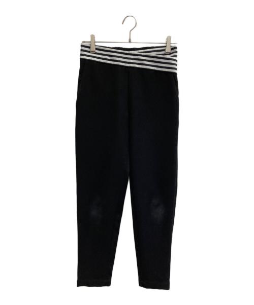 BORDERS at BALCONY（ボーダーズアットバルコニー）BORDERS at BALCONY (ボーダーズアットバルコニー) TAPERED PANTS ブラック サイズ:36の古着・服飾アイテム