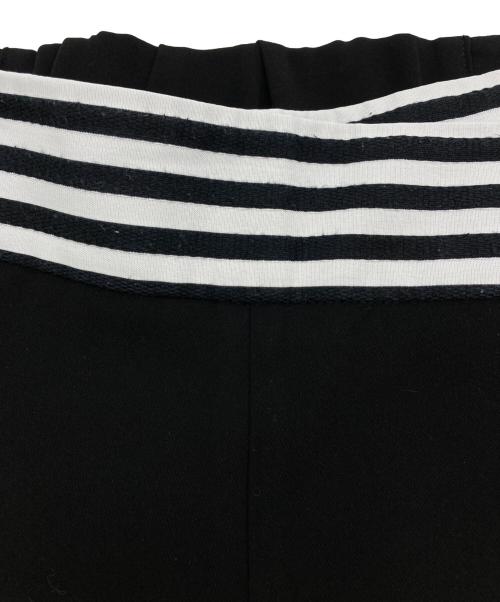 BORDERS at BALCONY（ボーダーズアットバルコニー）BORDERS at BALCONY (ボーダーズアットバルコニー) TAPERED PANTS ブラック サイズ:36の古着・服飾アイテム