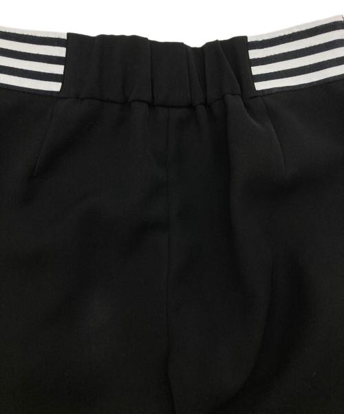 BORDERS at BALCONY（ボーダーズアットバルコニー）BORDERS at BALCONY (ボーダーズアットバルコニー) TAPERED PANTS ブラック サイズ:36の古着・服飾アイテム