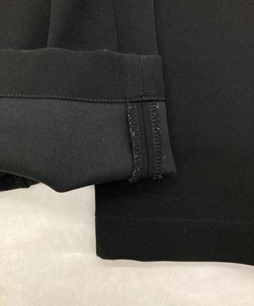 BORDERS at BALCONY（ボーダーズアットバルコニー）BORDERS at BALCONY (ボーダーズアットバルコニー) TAPERED PANTS ブラック サイズ:36の古着・服飾アイテム