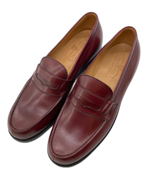 J.M.WESTON（ジェイエムウエストン）J.M.WESTON (ジェイエムウエストン) 180 シグニチャーローファー バーガンディー サイズ:5Dの古着・服飾アイテム