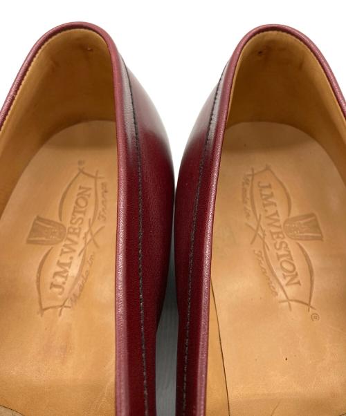 J.M.WESTON（ジェイエムウエストン）J.M.WESTON (ジェイエムウエストン) 180 シグニチャーローファー バーガンディー サイズ:5Dの古着・服飾アイテム