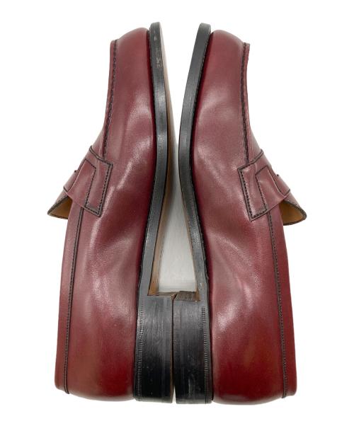 J.M.WESTON（ジェイエムウエストン）J.M.WESTON (ジェイエムウエストン) 180 シグニチャーローファー バーガンディー サイズ:5Dの古着・服飾アイテム