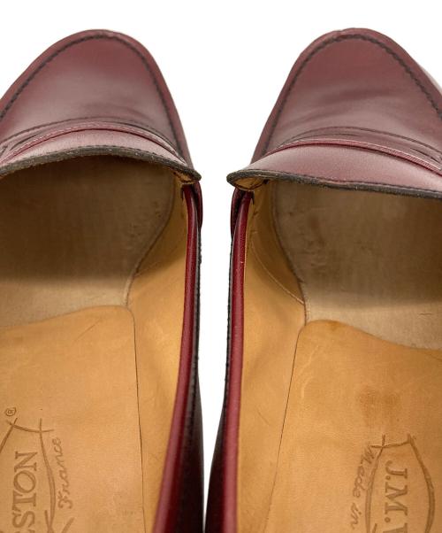 J.M.WESTON（ジェイエムウエストン）J.M.WESTON (ジェイエムウエストン) 180 シグニチャーローファー バーガンディー サイズ:5Dの古着・服飾アイテム