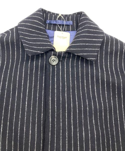 Paul Stuart（ポールスチュアート）Paul Stuart (ポールスチュアート) カシミヤブレンドウールコート ネイビー サイズ:36Rの古着・服飾アイテム