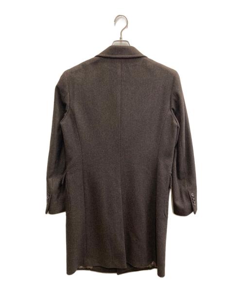 Paul Stuart（ポールスチュアート）Paul Stuart (ポールスチュアート) カシミヤブレンドチェスターコート ブラウン サイズ:Sの古着・服飾アイテム