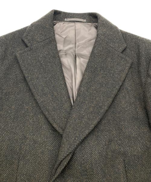 Paul Stuart（ポールスチュアート）Paul Stuart (ポールスチュアート) カシミヤブレンドチェスターコート ブラウン サイズ:Sの古着・服飾アイテム