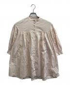 Marble SUDマーブルシュッド）の古着「チュニックブラウス」｜ピンク